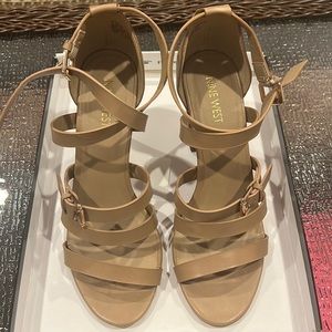 Nine West Nude Sandals